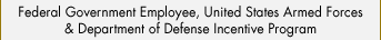 federal government employee, united states armed forces and department of defense discount program